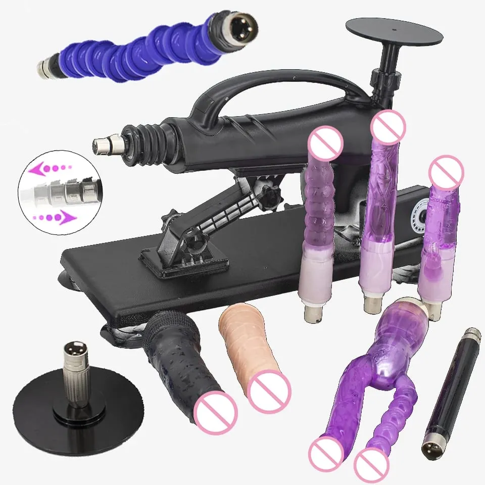 Automatic Sexual Machine 3XLR Dildo Attachments Female Masturbation Vibrator Massage Gun Sex Toys for Men Couples Adult Products — image 1