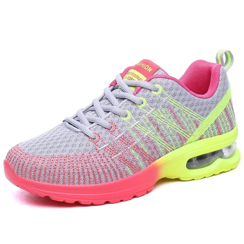 Women Sports Shoes Outdoor High Quality Running Shoes Breathable Athletics Casual Sneaker Ladies Non-slip Sport Walking Shoes