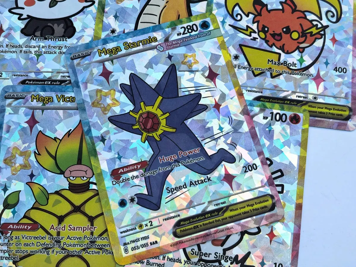 Shiny 55Pcs Cute DIY Card Pokemon Holographic Anime Version Classical Collection Cards Gengar Charizard — image 2