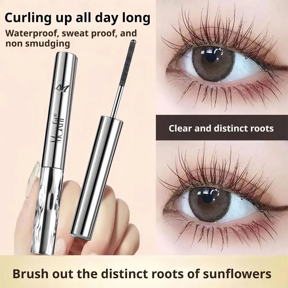 Professional Metal Wand Mascara Waterproof Long Lasting Eyelash Curling Lengthening Mascara Non-Smudge Eye Makeup Cosmetic Tools — image 4