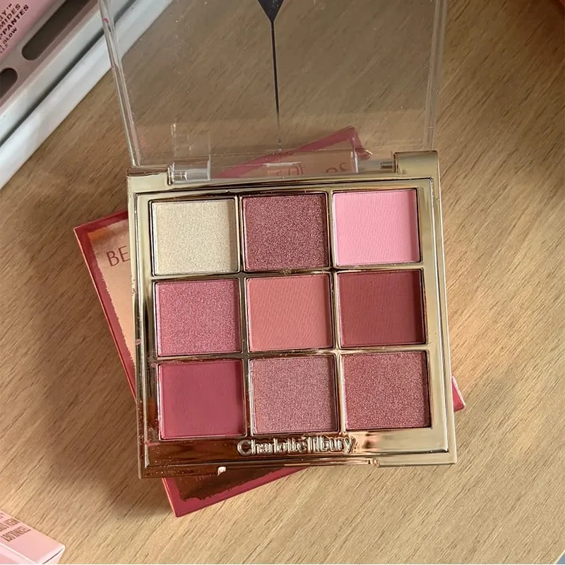 CT Summer Limited Lip Gloss Hydratační rtěnkový fixační pudr Shine Devítibarevná paleta očních stínů Blush Essence Makeup — image 25