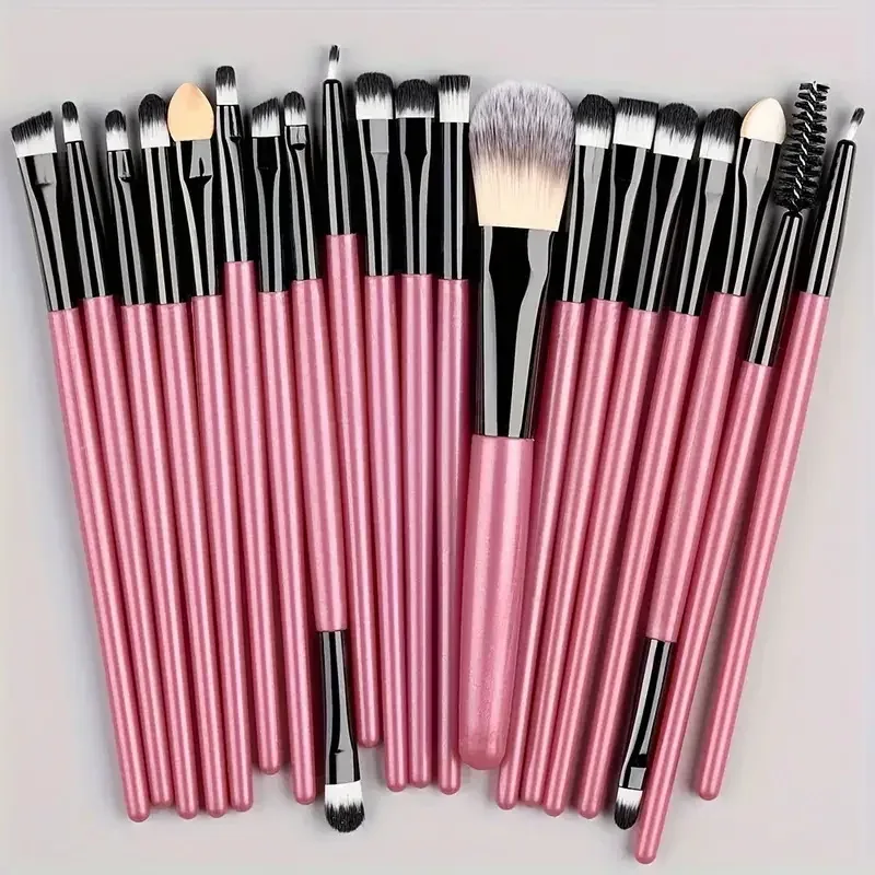 20Pcs Eye Makeup Brushes Set Detail Eyeshadow Brush Makeup Brush White Ultra Soft Eyeshadow Eyeliner Blending Makeup Tool — image 10