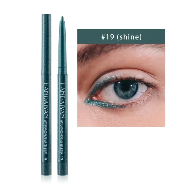 1PC Glitter Shine Eyeliner Gel Pencil Sexy Colorful Long-Lasting Shimmer Makeup Matte Colored Eye Liner Cream Pen Cosmetic Tool — image 25