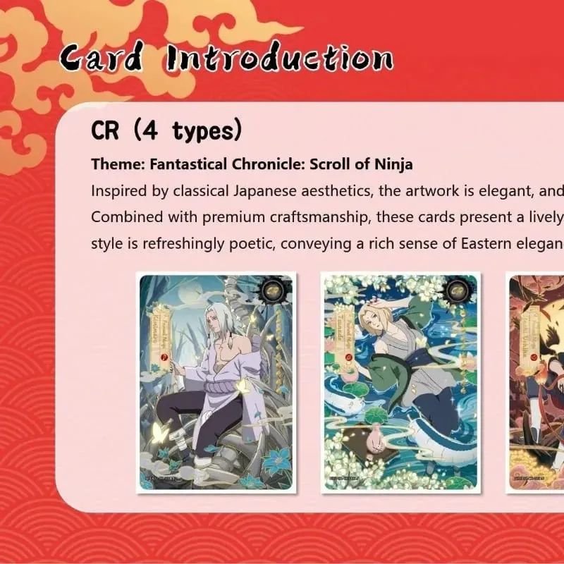 Genuine Naruto English Version Sreies2 T2W9 T4W6 Booster Box Anime TCG Rare CR Ninja World Collection Cards Kids Toy Gift — image 3