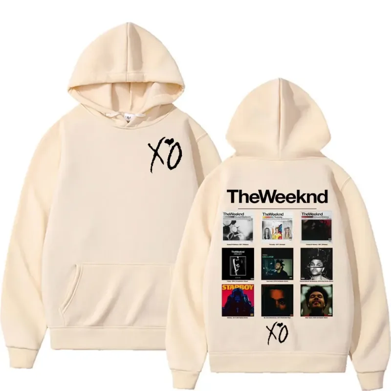 Rapper The Weeknd Album Cover Graphic Hoodies Men Women Fashion Hip Hop Pop Music Sweatshirt Bodywarmer Comfort Hoodie Pullovers — image 12