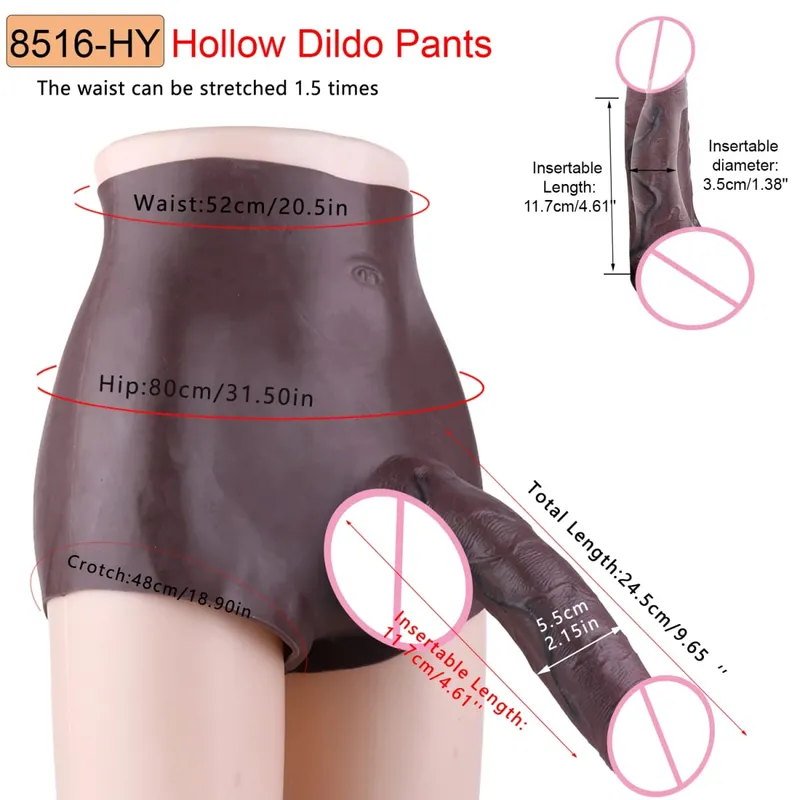 Elastic Silicone Harness Panties Hyper-Realistic Hollow Dildo Cover Wearable Male Sheath Long-Lasting Intimate Adult Couple — image 14
