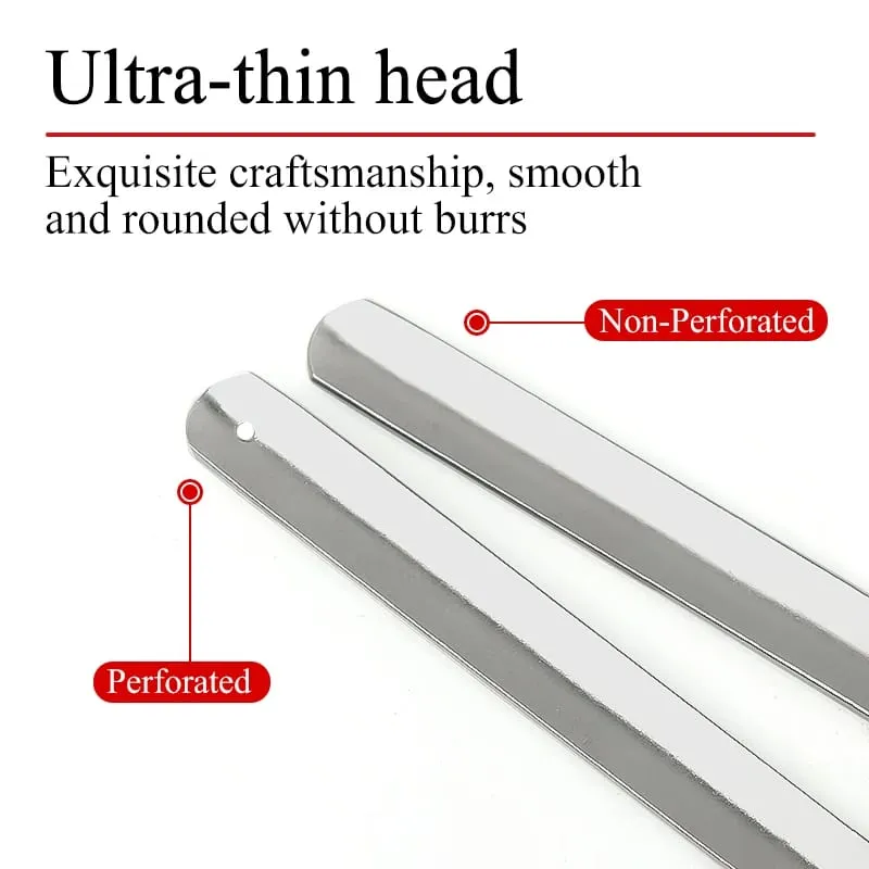 Nose Guide Ultra-thin Perforated Nose Prosthesis Guide Placement Device Stainless Steel Nose Cosmetic Plastic Surgery Tool — image 2