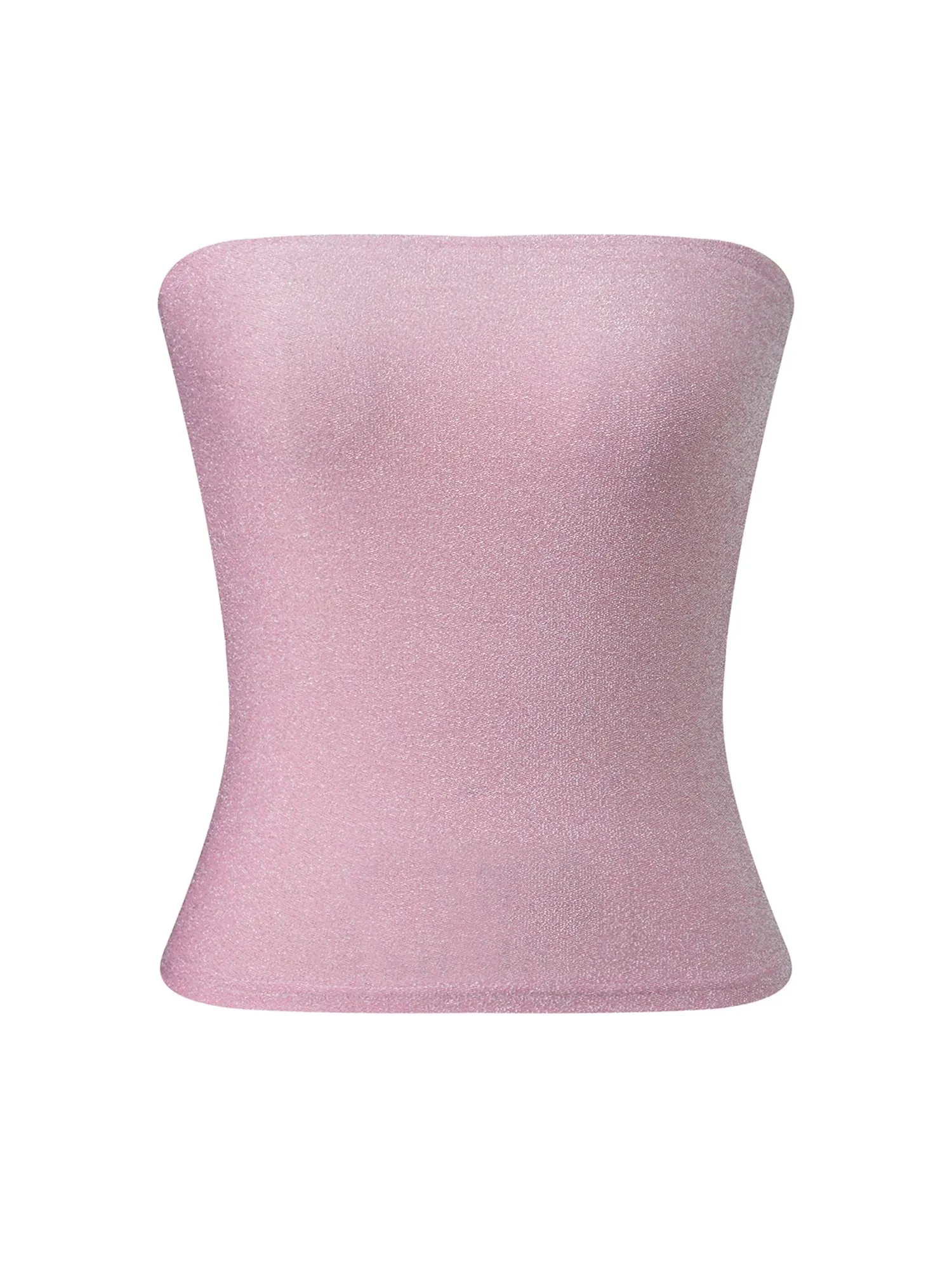 Women's Strapless Tube Tops Stylish Solid Color Summer Sleeveless Tanks Bandeau Blouse for Party Date Night Wear