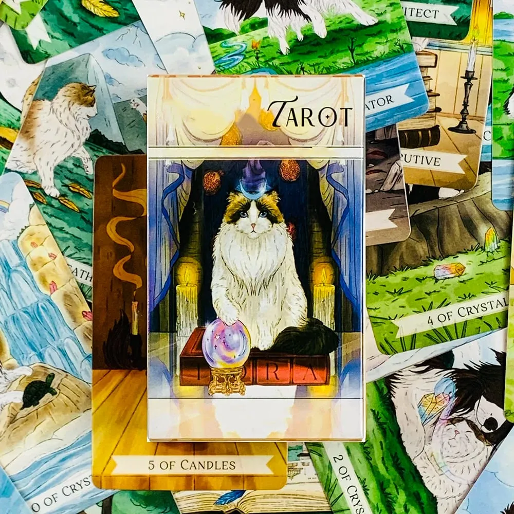 New Tarot Cards A 78-Cards English Version Of The Predictive Divination Card Game Family Gathering Card Game Spiritual Guidance
