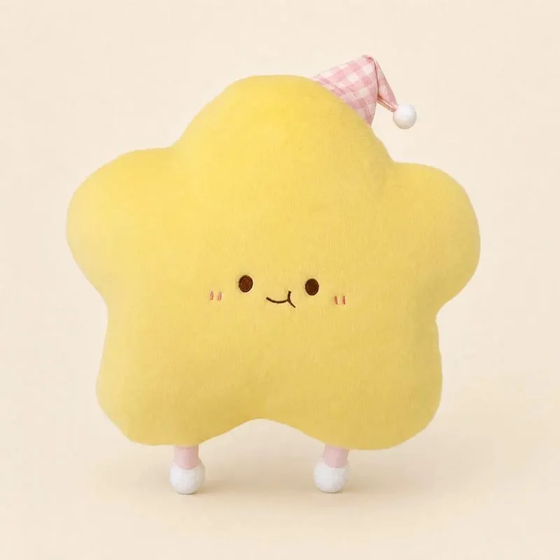 40-60Cm Bantal Mewah Bintang Lucu dengan Topi Tidur Bantal Boneka Bintang Lucu Bantal Sofa Berbulu Lembut Bantal Lempar Kamar Tidur Anak Perempuan Dekorasi Rumah — image 3