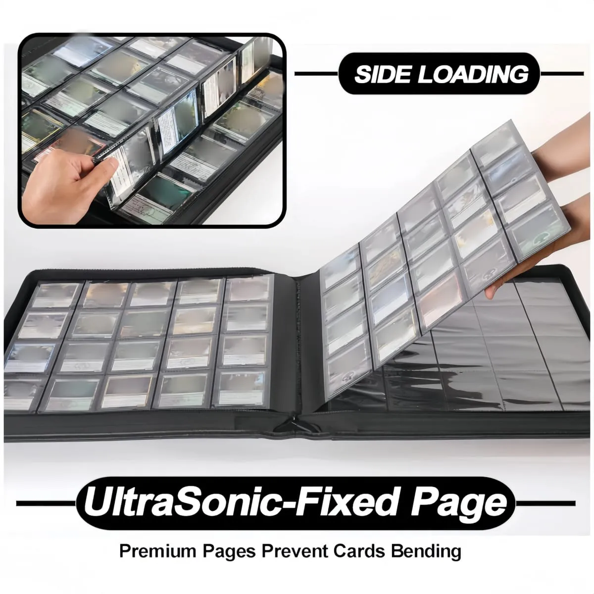 Premium 20 Pocket Card Binder –1280 Collection Binder Folder Card Album Card Holder Fit for TCG & Sports Cards. Collector's Drea — image 3