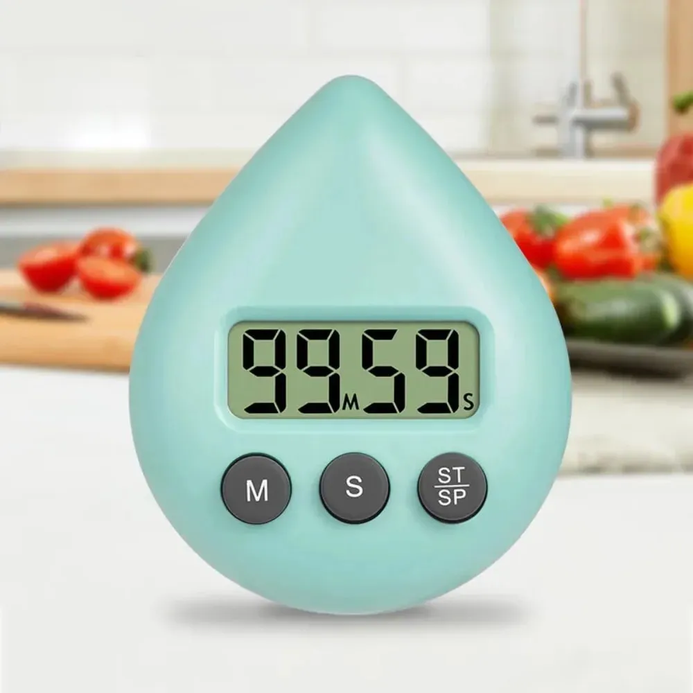 Waterproof Shower Clock Timer Splash Resistant Timer Magnetic Digital Timer Sports Visual Clock for Home Office School Kitchen — image 1