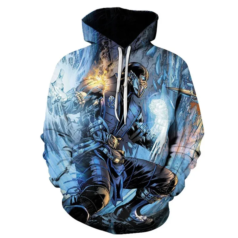 Mortal Kombat Game 3D Print Hoodie Men Women Streetwear Fashion Hoodies Oversized Pullovers Hooded Sweatshirts Tops Man Clothing — image 12