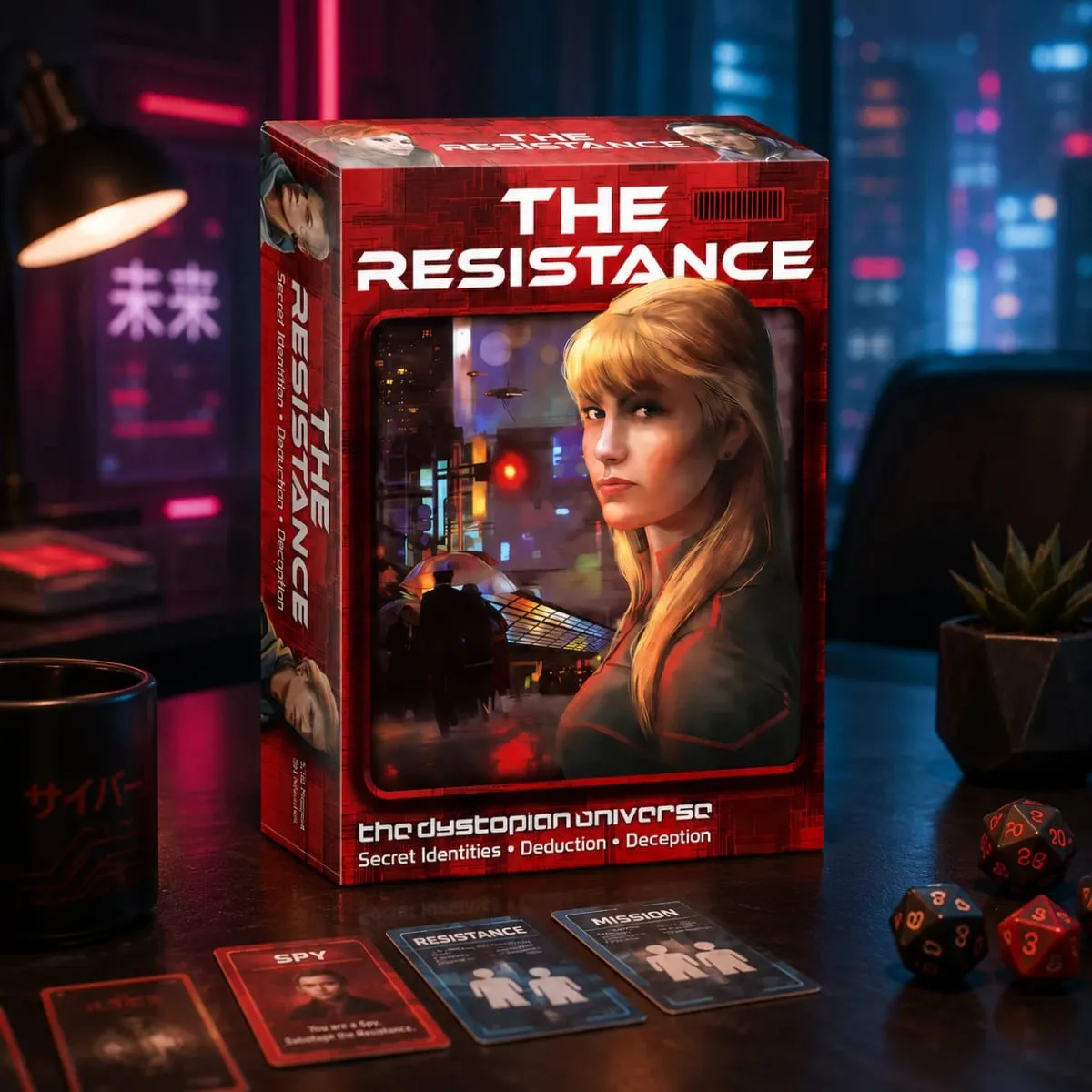 The Resistance Dystopian Social Deduction Card Game Secret Identity Strategy Party Teens Adults English Version — image 6