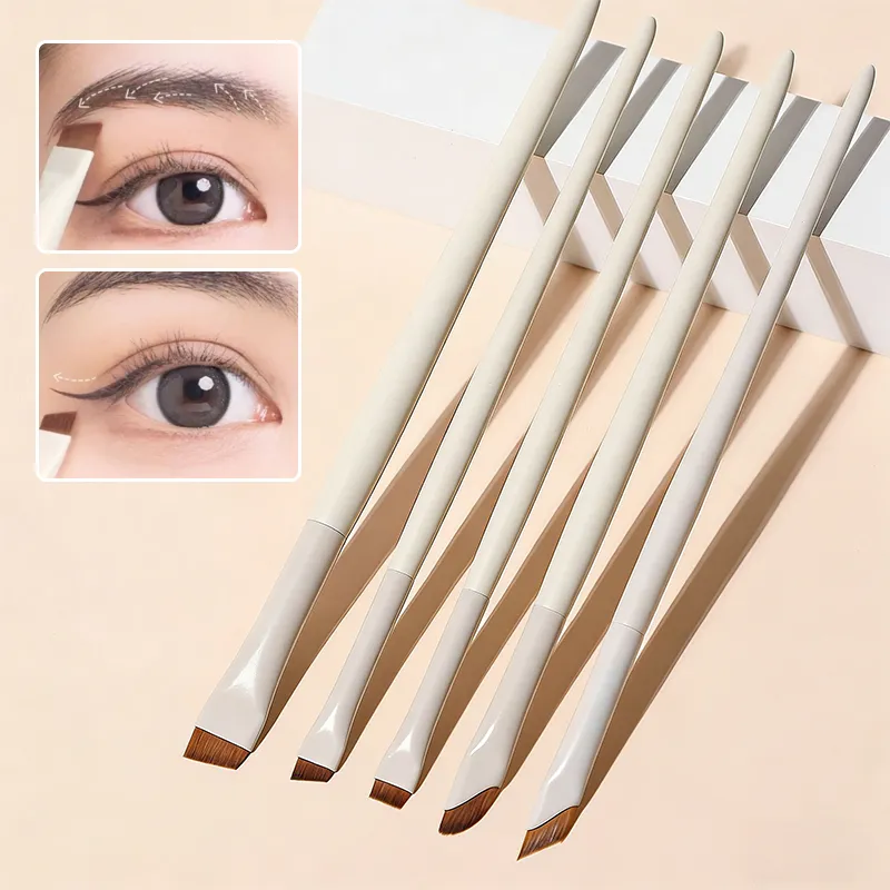 3/7/9 Makeup Brushes Set Blade Eyeliner Brush Eyebrow Brushes Portable Fine Oblique Head Eye Liner Eyebrow Brush Makeup Tool — image 1