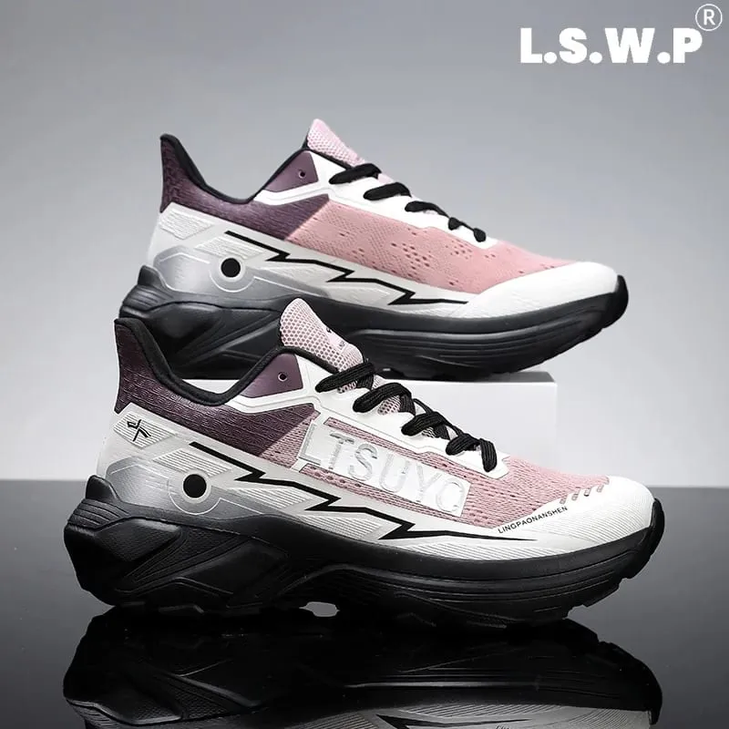 Męskie buty do biegania Technologia amortyzacji o wysokim odbiciu Jesienne i zimowe buty sportowe Lekkie, antypoślizgowe tenisówki do biegania Spacery i trening — image 3