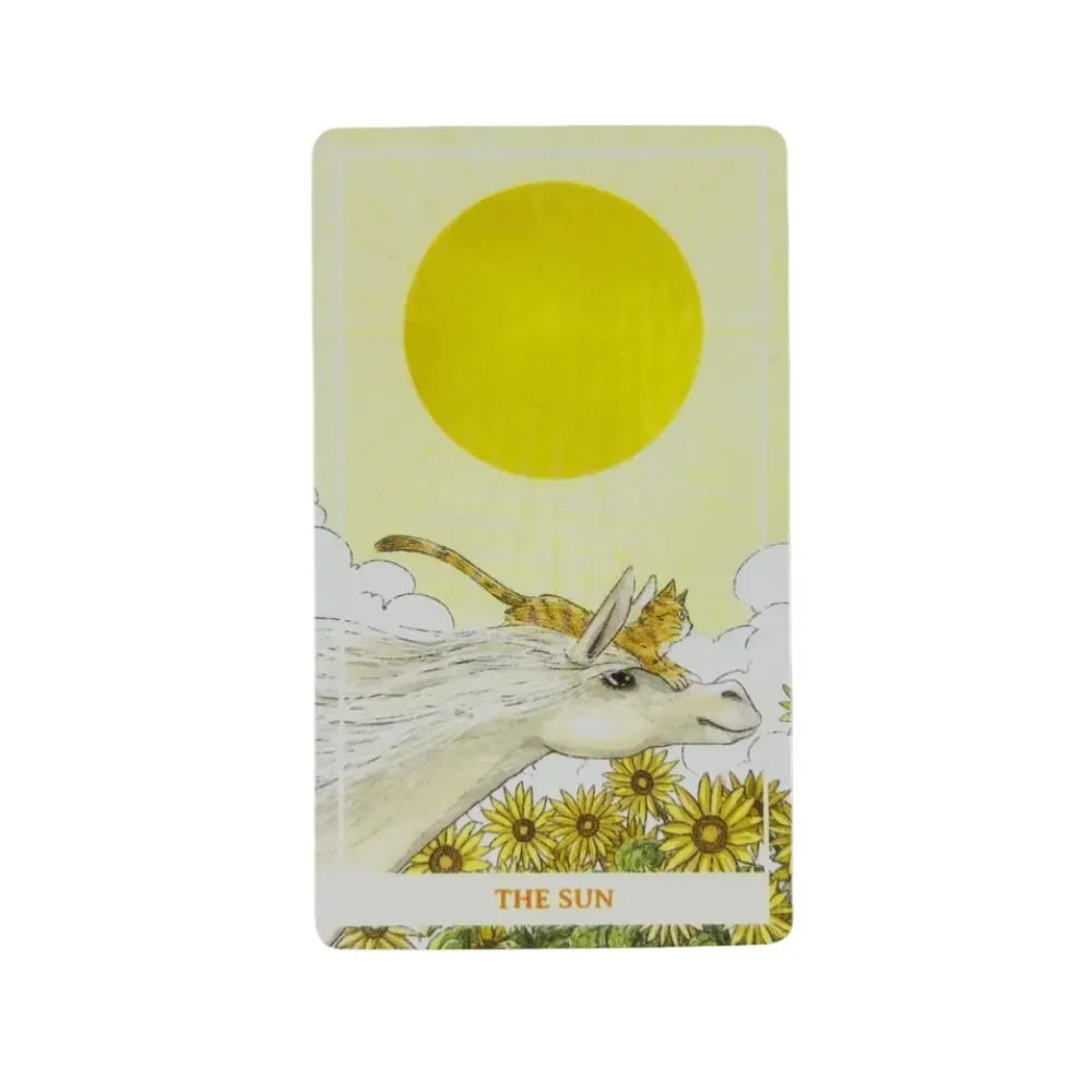 Sunny Orange Cat Tarot Cards A 78PCS Deck Best Gift-giving For Cat Lover Great For Beginners Meditation & Party Games — image 3