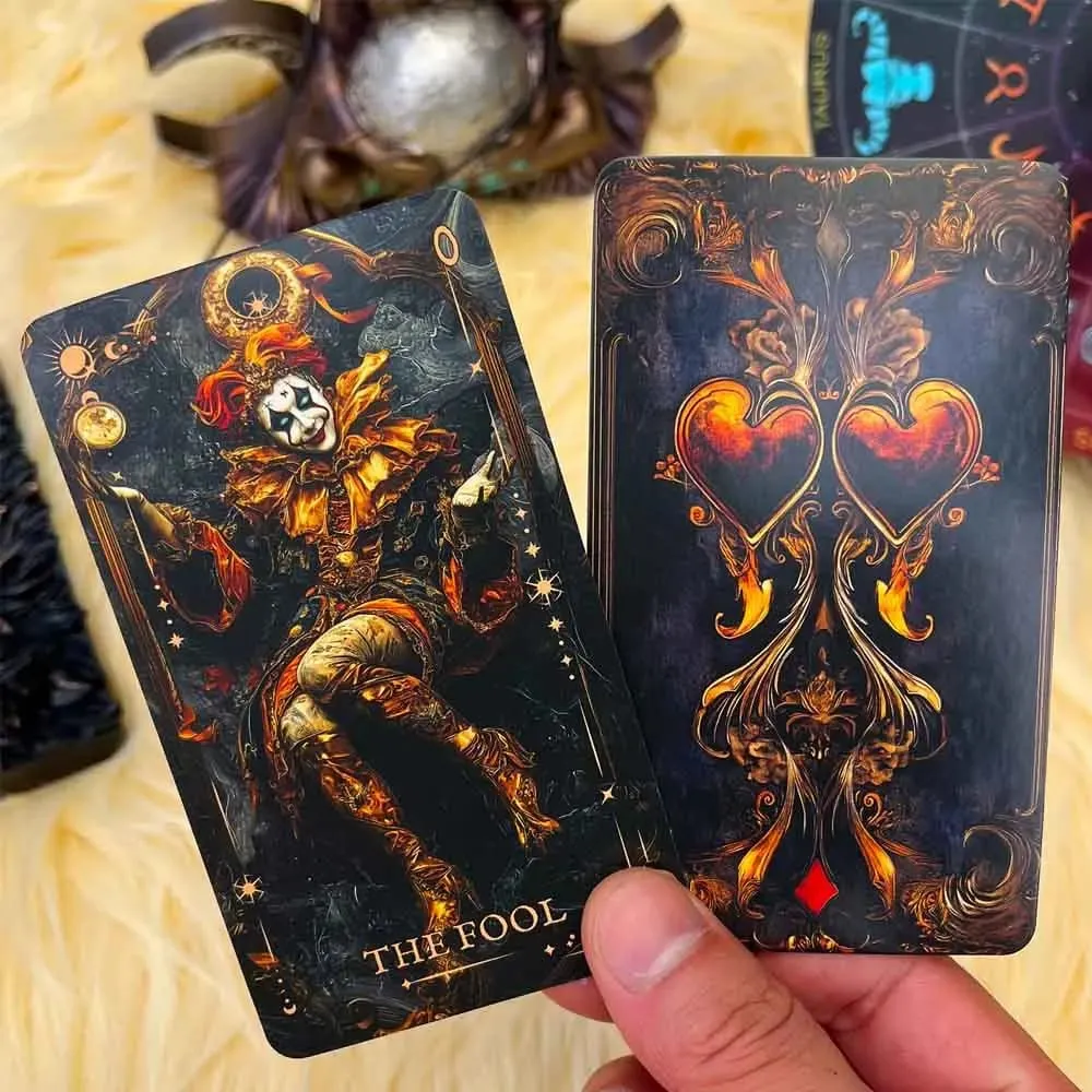 78Pcs Magic Arcana Tarot Deck 13x8cm Traditional Play Unlock Inner Fire Includes Paper Instructions Card Game Set