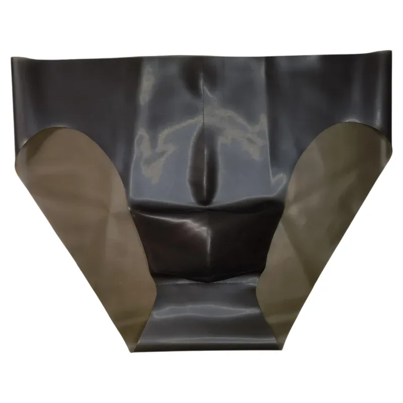 Latex Underwear Transparent Briefs Men's Rubber Convex Pouch Underpants Shiny Male Erotic Lingerie Triangle Panties Slip Homme — image 18