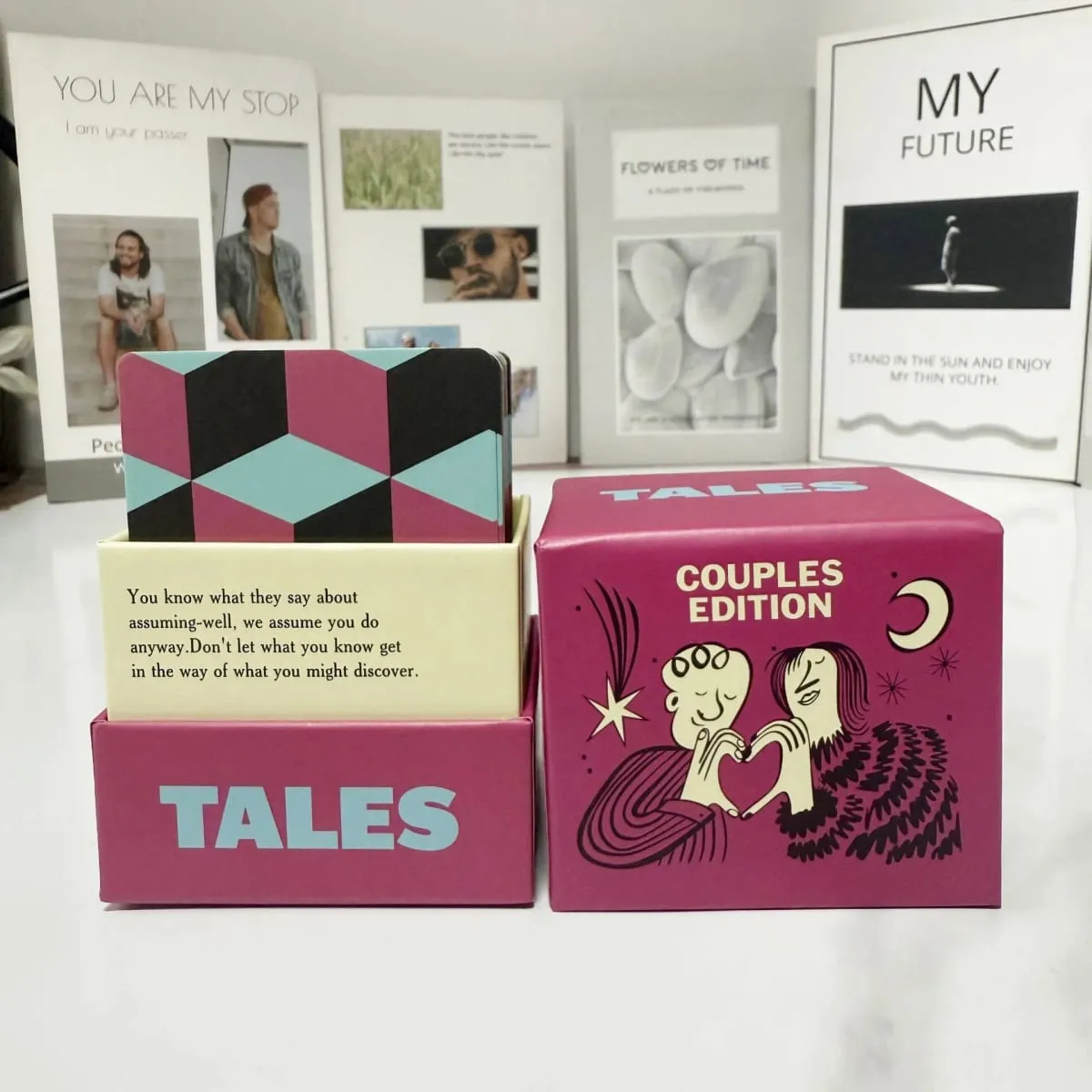 •New Dialogue Newcomer Couple Version Couple Dialogue Desktop Card Game Outdoor Family Game Card