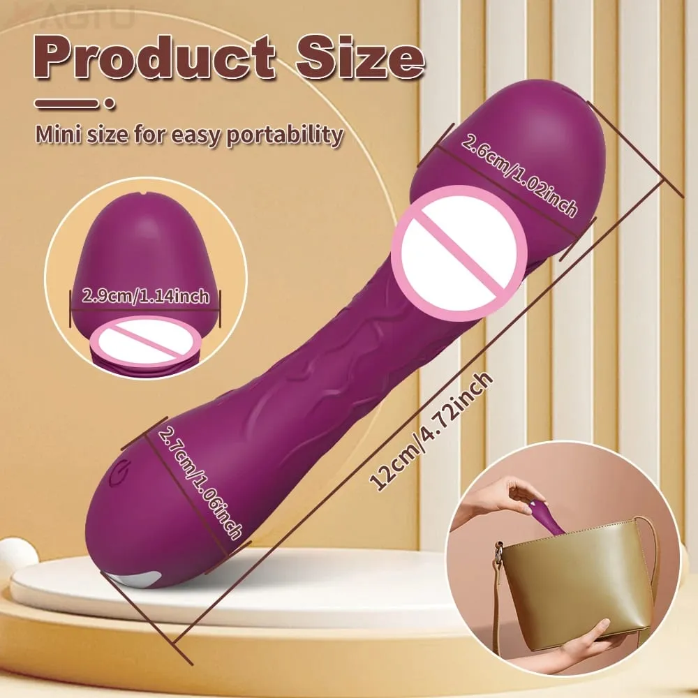 Mini Dildo Vibrator Vagina G-Spot Vibrator for Women Beginner Clitoris Nipples Stimualtor Female Masturbator Sex Toy for Women — image 4