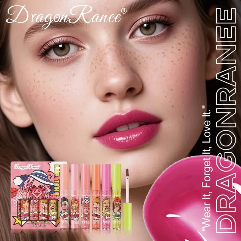 Das 6er-Pack Lipgloss-Set lässt sich leicht einfärben und verblasst nicht. Es ist ein Muss für Anfänger mit Lipgloss und Urlaub — image 3