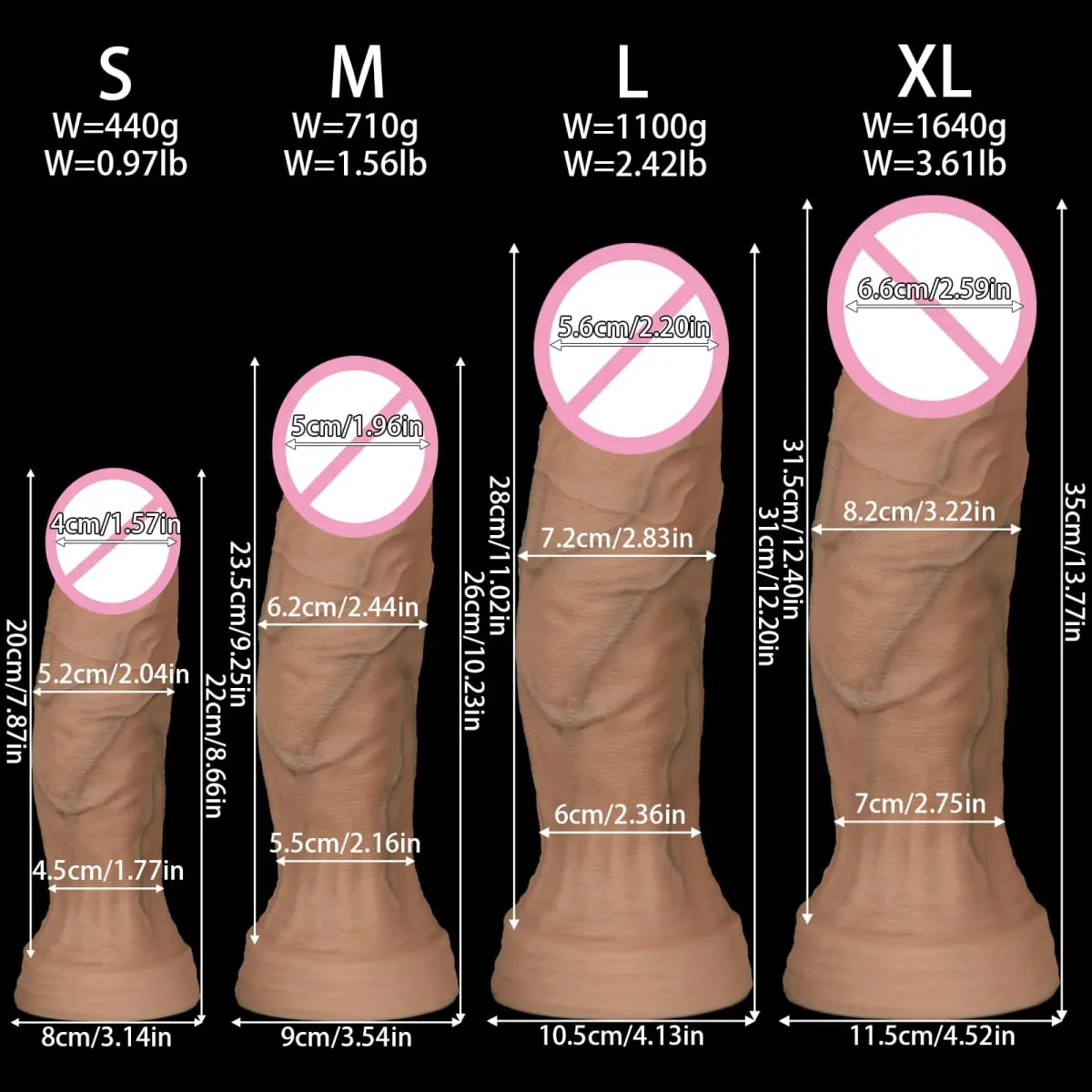 Realistic Anal Dildo Huge Long Butt Plug Training Stretcher Anal Dilator Prostate Massager Adult Anal Sex Toys For Women Men Gay — image 6