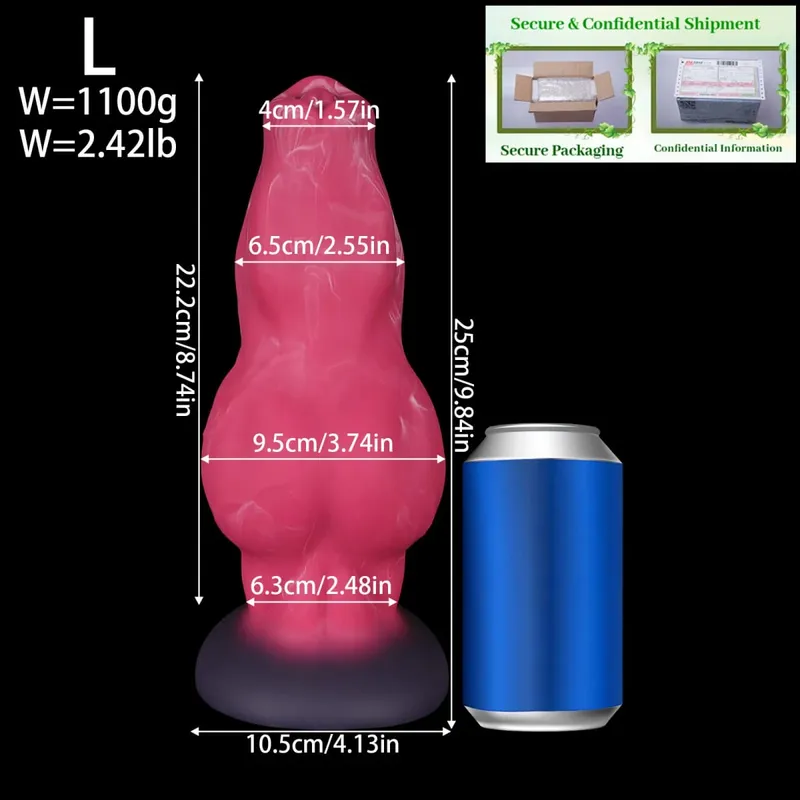 5size Giant Dildo Soft Silicone anal plug big ass xxxxl butt plug Dog Eggs Dick dildo sex toys for man women adults 18 plus bdsm
