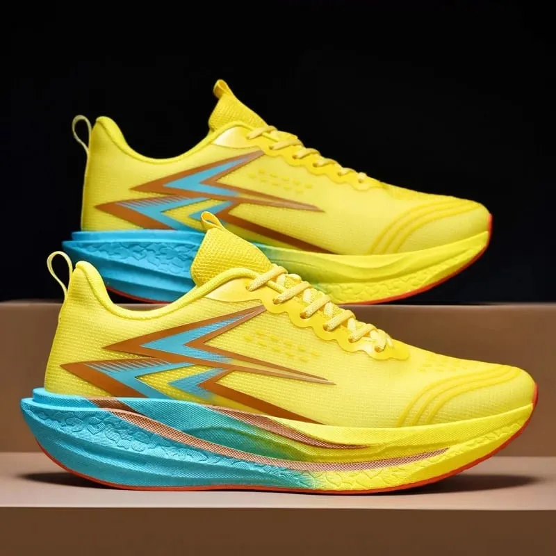 Marathon Men Running Shoes Speciality Sports Shoes Breathable Lightweight Carbon Board Women's Trend Athletic Sneakers Women — image 4