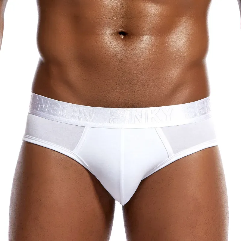 Pinky Seaso Marchio più venduto Pantaloni a triangolo sexy Modale sottile tinta unita Intimo uomo Slip modali Ventilare Plus Size Uomo