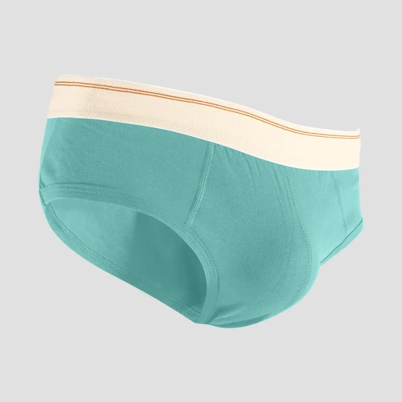 Men's pure cotton breathable and comfortable triangular underpants, mid-waist, skin-friendly and soft, teenagers' underpants — image 2