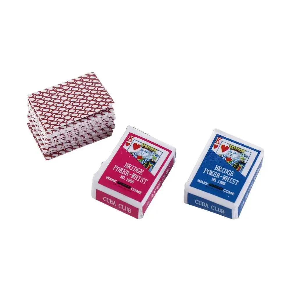 Forniture Decorazione domestica Mini carte da poker Carte da gioco in miniatura Giochi in miniatura Mini carte da gioco da poker — image 4