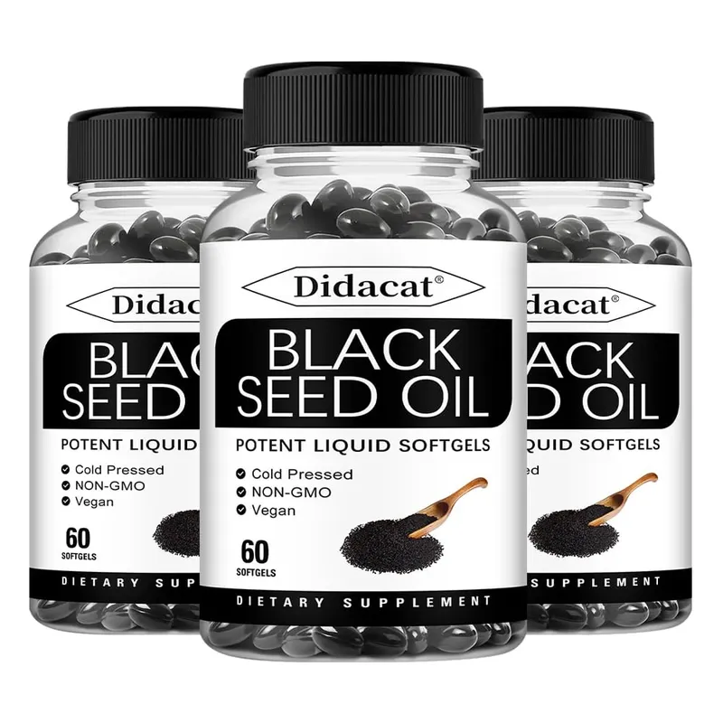 Vegan Black Seed Oil Capsules - Supports Immune Joint Digestive Hair Skin Health - Non-GMO Gluten Free Supplement — image 10