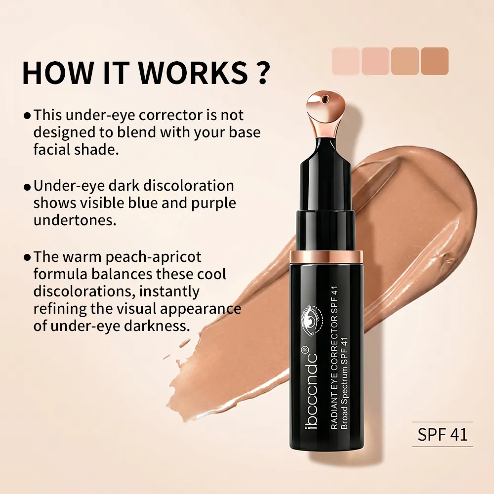 Radiant Eye Corrector Improve Under-eye Darkness Relieve Eye Swelling Long-lasting Deep Hydration SPF41 Sunscreen Eye Concealer — image 6
