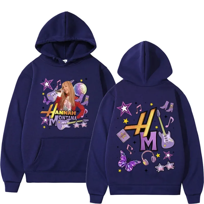 Hannah Montana 20Th Anniversary Printed Hoodies Men Women Fashion Aesthetic Sweatshirts Long Sleeve Pullovers Streetwear — image 4