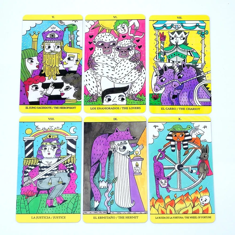 España The Magic Tarot Cards in Spanish Version Board Game Divination Deck for Beginners Oracle Cards Tarot Deck Family Party — image 5