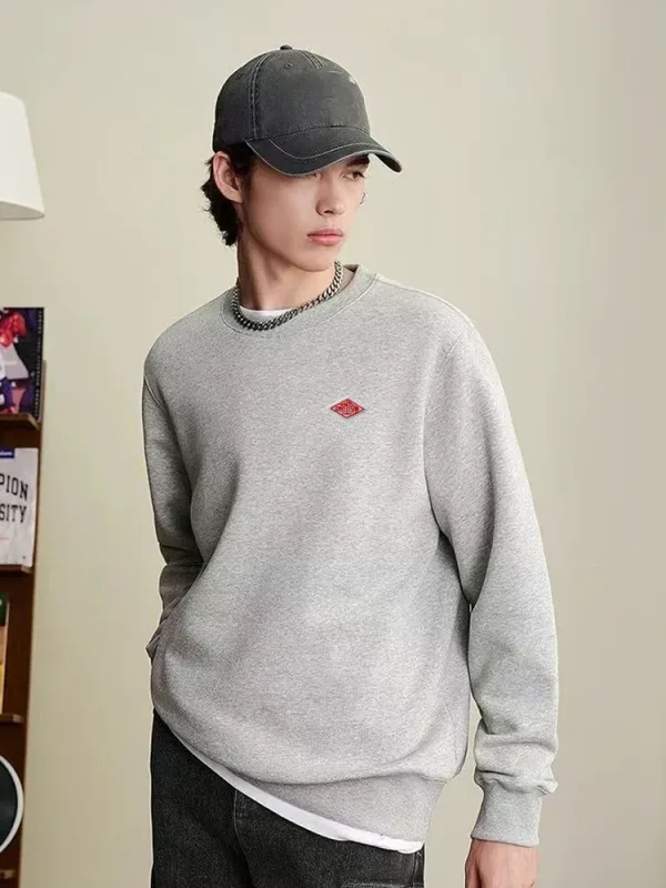 Autumn Winter High Quality O-Neck Sweatshirts Cotton Embroidery logo Casual Hoodies Men Long Sleeve Women Tracksuit Tops