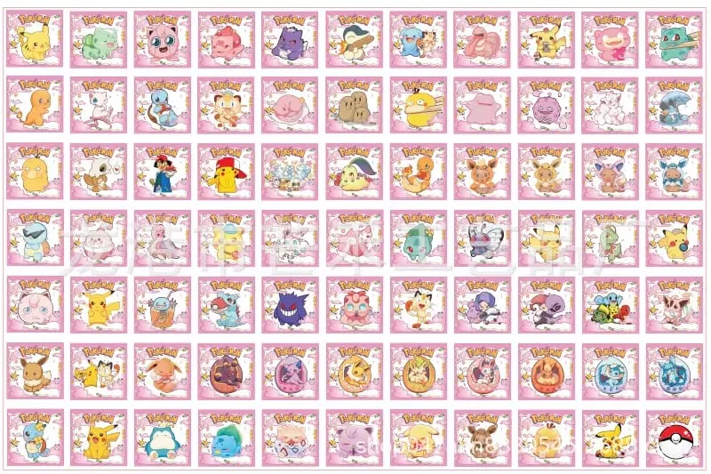 البوكيمون الاكريليك DIY بها بنفسك التصحيح Kawaii قلادة على شكل خاص قطع أنيمي الكرتون على الوجهين الطباعة المفاتيح دبوس المواد — image 17