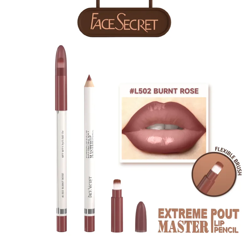 Pen Pelapik Bibir Matte 15 Warna Dengan Berus Pensil Matte Baldu Kalis Air Tahan Lama - Kit Solek Aplikasi Licin Solek Bibir