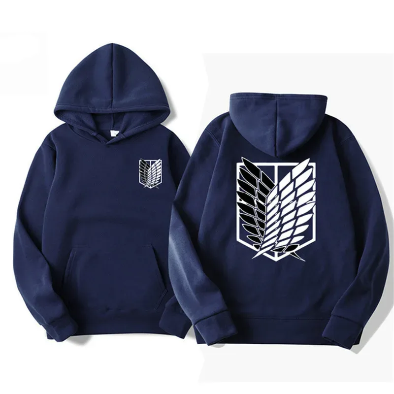 Attack on Titan Men's Hoodie Anime Hoodies Men and Women Streetwear Pullover Harajuku Shingeki No Kyojin Hoodies Sweatshirt — image 3