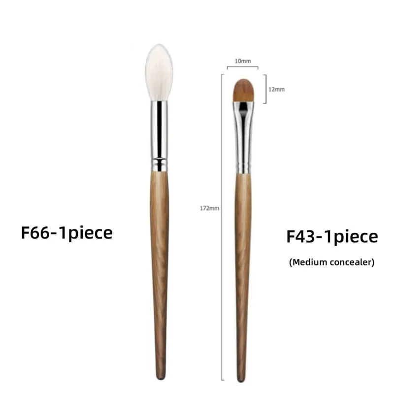 Tapered Highlighter Brush High Quality Natural Hair Face Setting Powder Blending Blusher Makeup Brushes — image 16