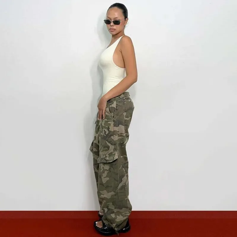 Dulzura Asymmetric One Shoulder Backless Slim Sleeveless Tank Top Women'S Solid Sexy Casual Top Street Style Y2K Summer Clothes — image 2