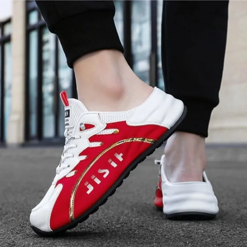 Men Sneakers teenage Trendy Shoes Summer Mesh Breathable Casual Shoes anti Slip Wear-resistant Platform Sneakers Tênis Masculino — image 5