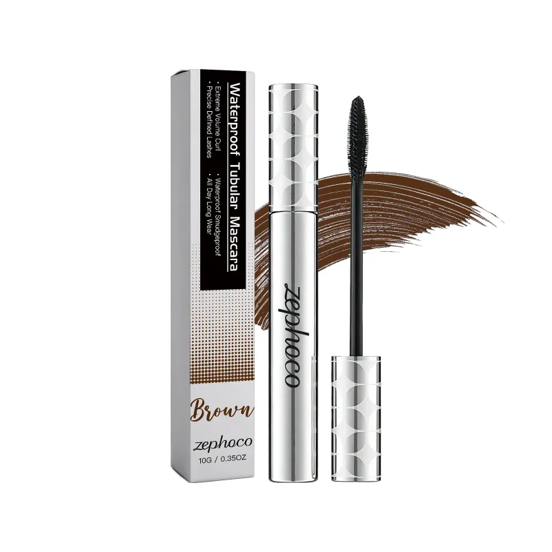 3D Black / Brown Mascara Waterproof Curled Eyelashes Fast Dry Eye Lashes Brush Beauty Makeup Beauty Lengthening Eye Cosmetics