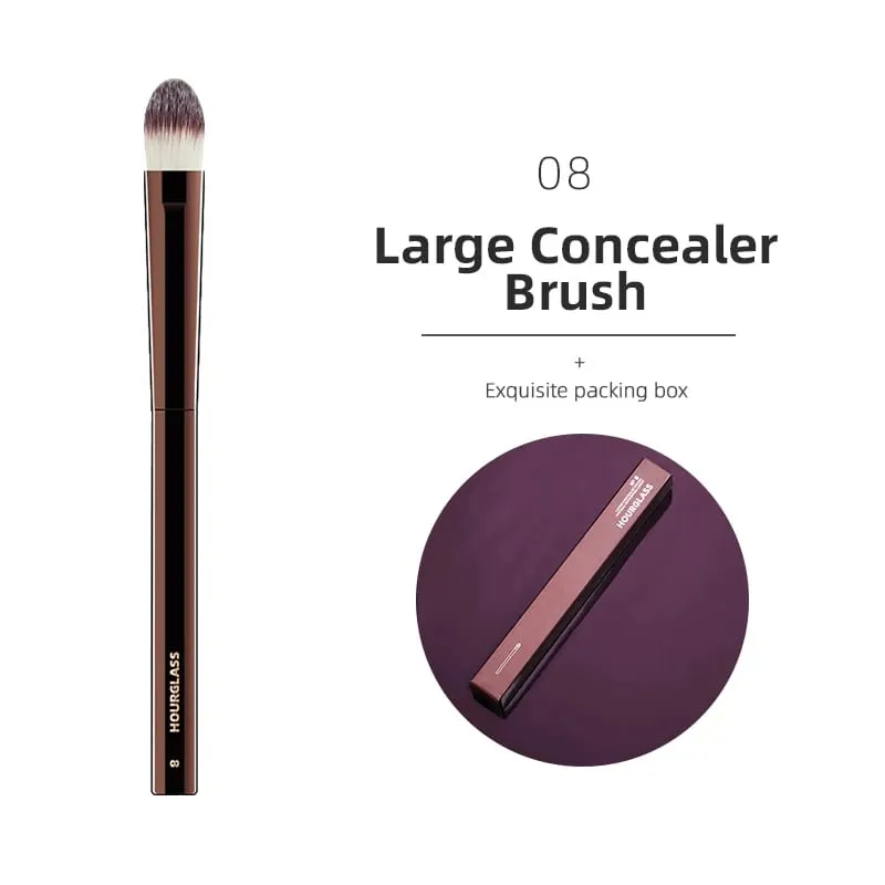 Hourglass Makeup Brush All Kinds Eyeshadow Foundation Concealer Powder Bronzer Blusher Eyeliner Retractable Professional Brushes — image 19