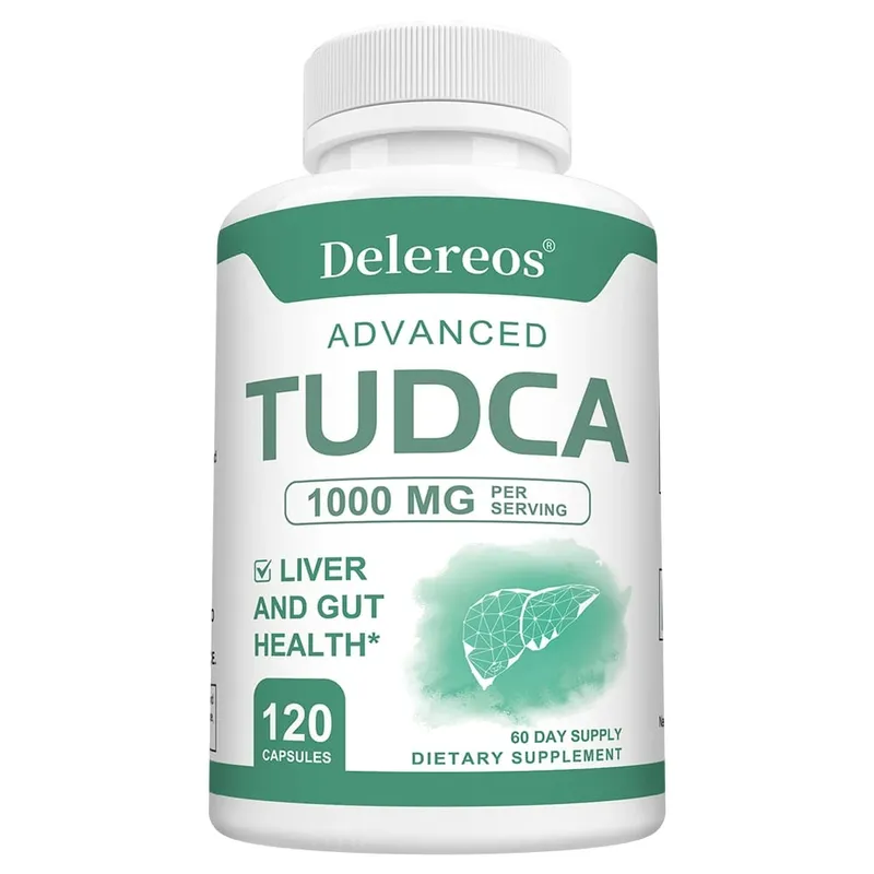 Premium TUDCA Liver Capsules 1000mg Liver Detox Cleansing & Repair Gallbladder & Kidney Support Non‑GMO Vegetarian