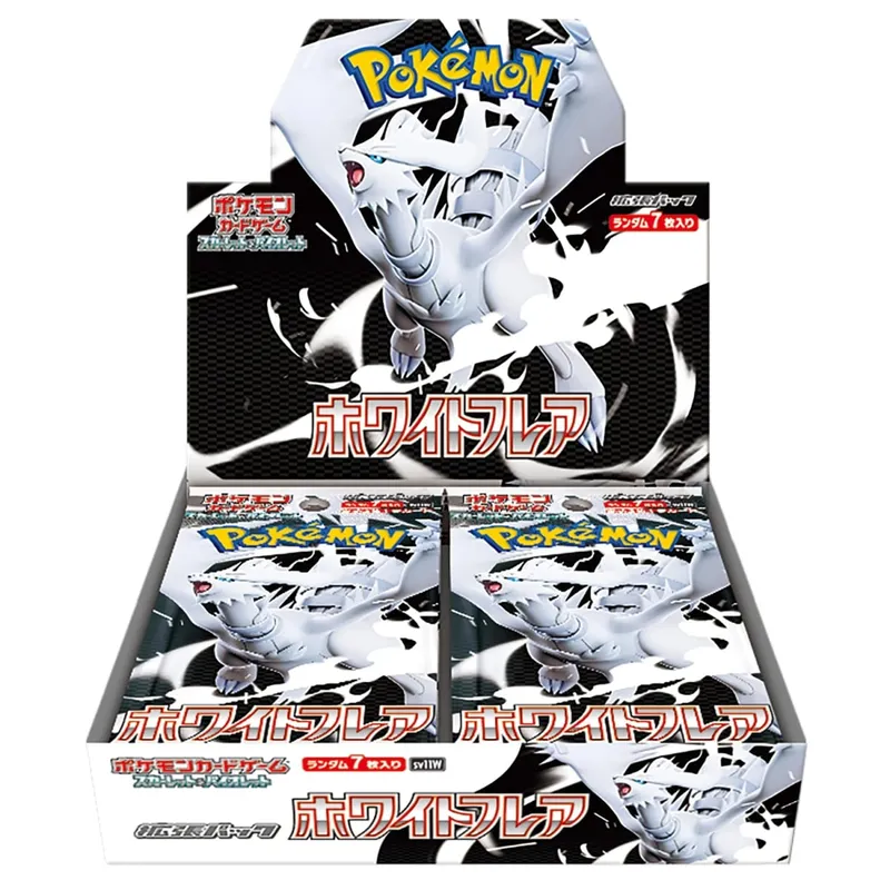 Proxy Card Pokemon Japanese Sv11W White Flare Sv11B Black Bolt Booster Box Reshiram Zekrom Ex Game Collection Card Toy — image 8