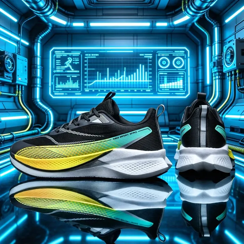 Men Casual Sports Running Shoes Carbon Board Marathon Training Breathable Women's Jogging Athletic Nonskid Walking Sneakers — image 7