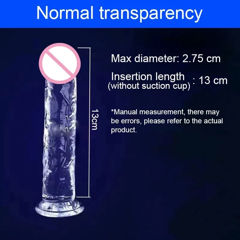 Transparent Big Dick 9 Sizes Realistic Jelly Dildo Women Gay Anal Sex Toys Soft Clitoris Vaginal Masturbators Penis Suction Cup — image 14