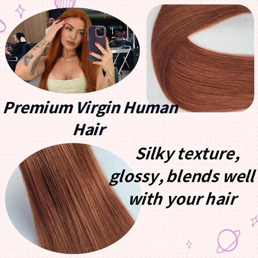 Jessie's Wig #33 16-26inch Tape In Hair Extensions 20pcs/Pack 50g Remy Silky Straight Human Hair Extensions For Volume Add — image 3